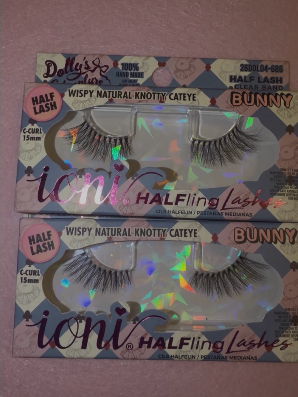 Bunny Half Lash - Black Wispy Knotty Cat Eye